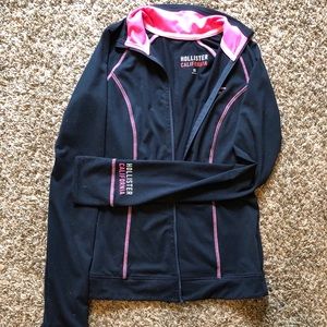 Hollister dri-fit athletic full zip jacket